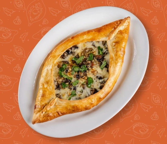 Хачапурі з грибами