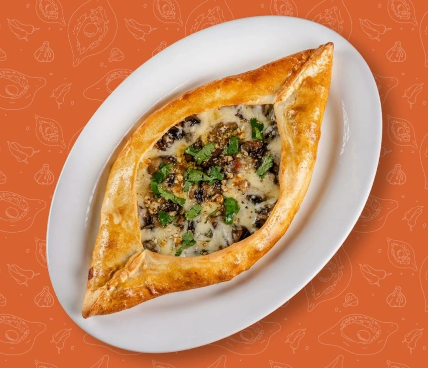 Хачапурі з грибами