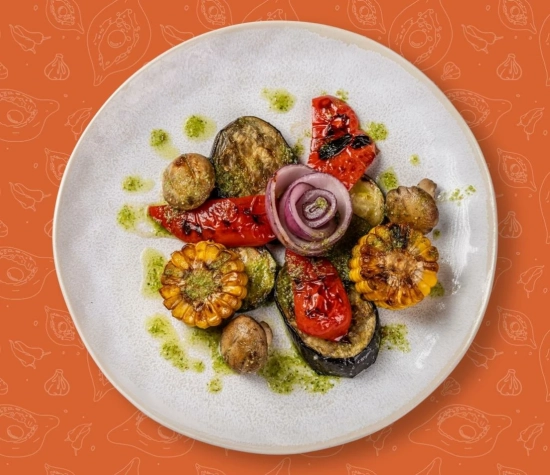 Овочі на мангалі