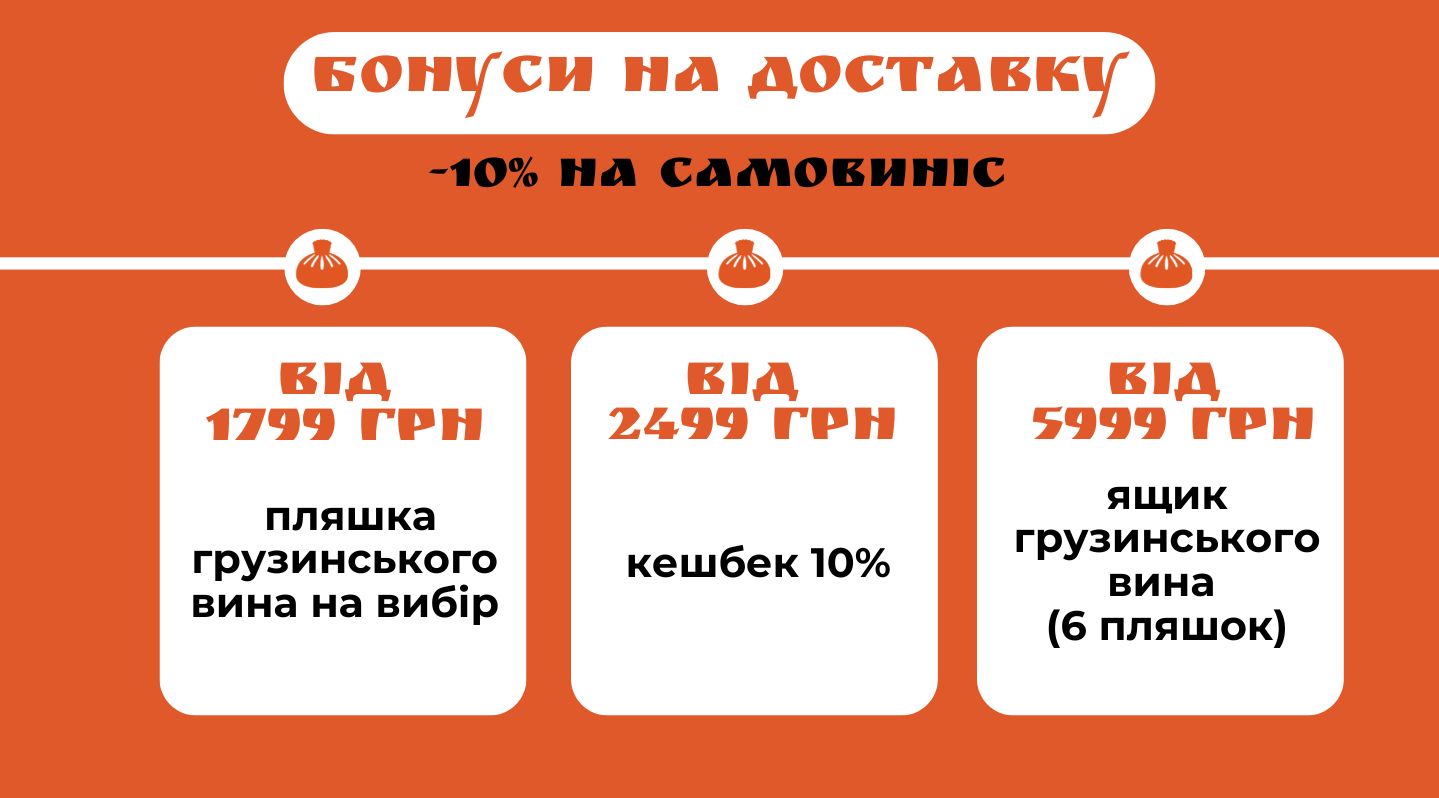 Бонуси на доставку