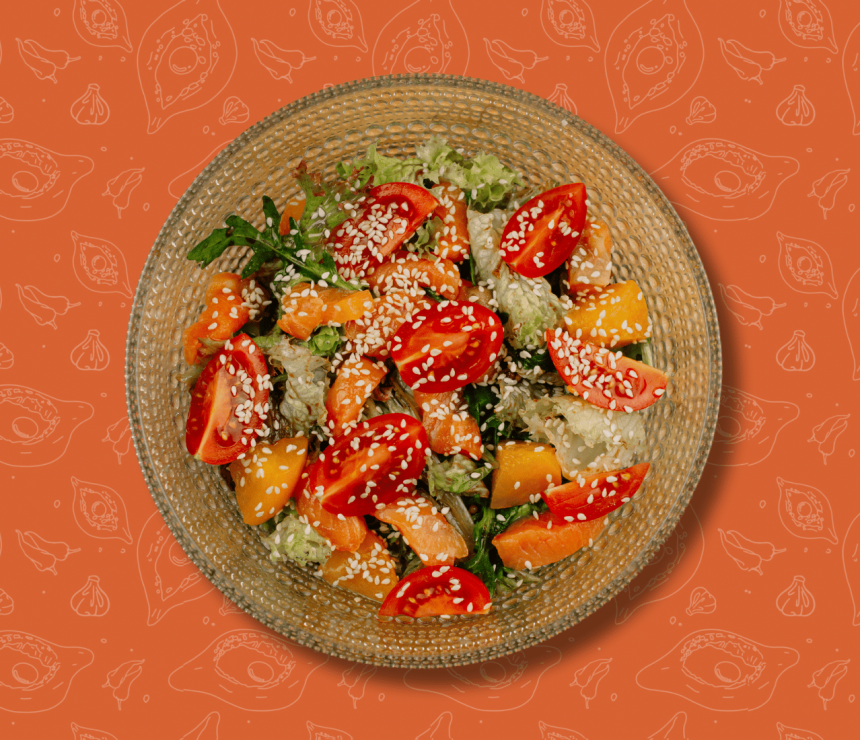 Салат з лолося